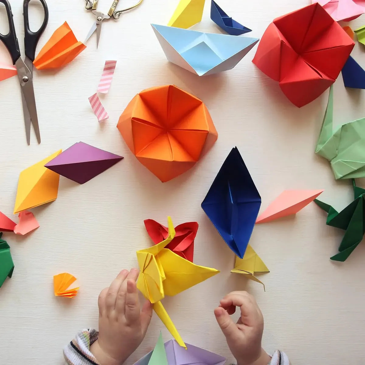 HOJAS PARA ORIGAMI 7PZAS 21x30 CM GM1081-2H-12
