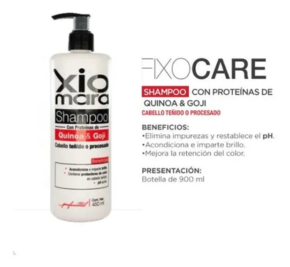 SHAMPOO P/CABELLO TEÑIDO 450ML XIOMARA