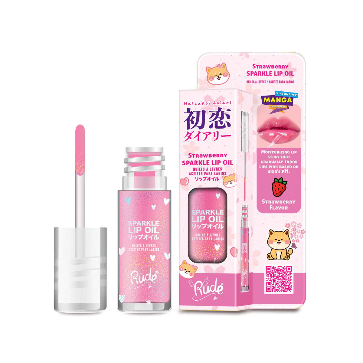 Aceite labial brillante de la colección Manga