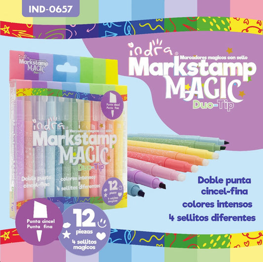 Marcadores mágicos MARKSTAMPMAGIC Dúo-Tip IND-0657