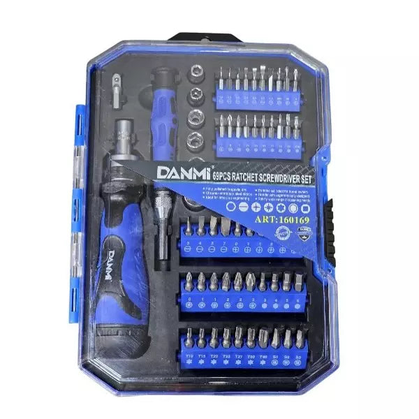 KIT DE DESTORNILLADOR 69 PZAS GM574-1G-26