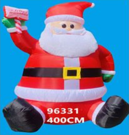 FIGURA INFLABLE SANTA CLAUS 400CM  JL96331