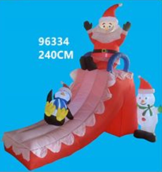 Inflable de Navidad resbaladilla de 240 cm JL96334