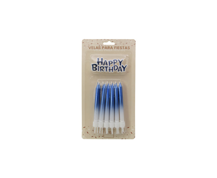 VELA DOBLE COLOR HAPPY BIRTHDAY GZ-6319