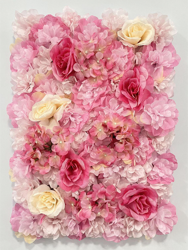 TAPETE  CON PETALOS Y FLORES ARTIFICIAL VARIOS COLORES GZ-5862/63/64