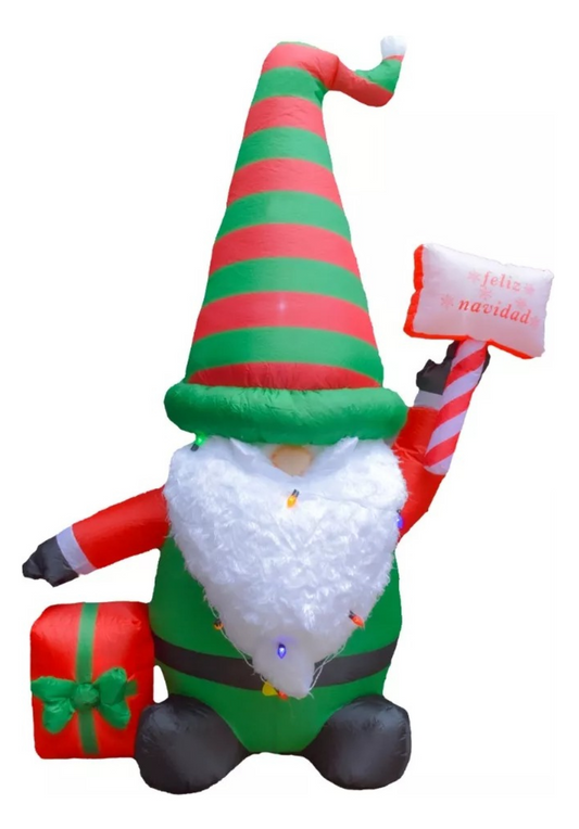 FIG DECO INFLABLE DUENDE DE SANTA 240CM JL96316