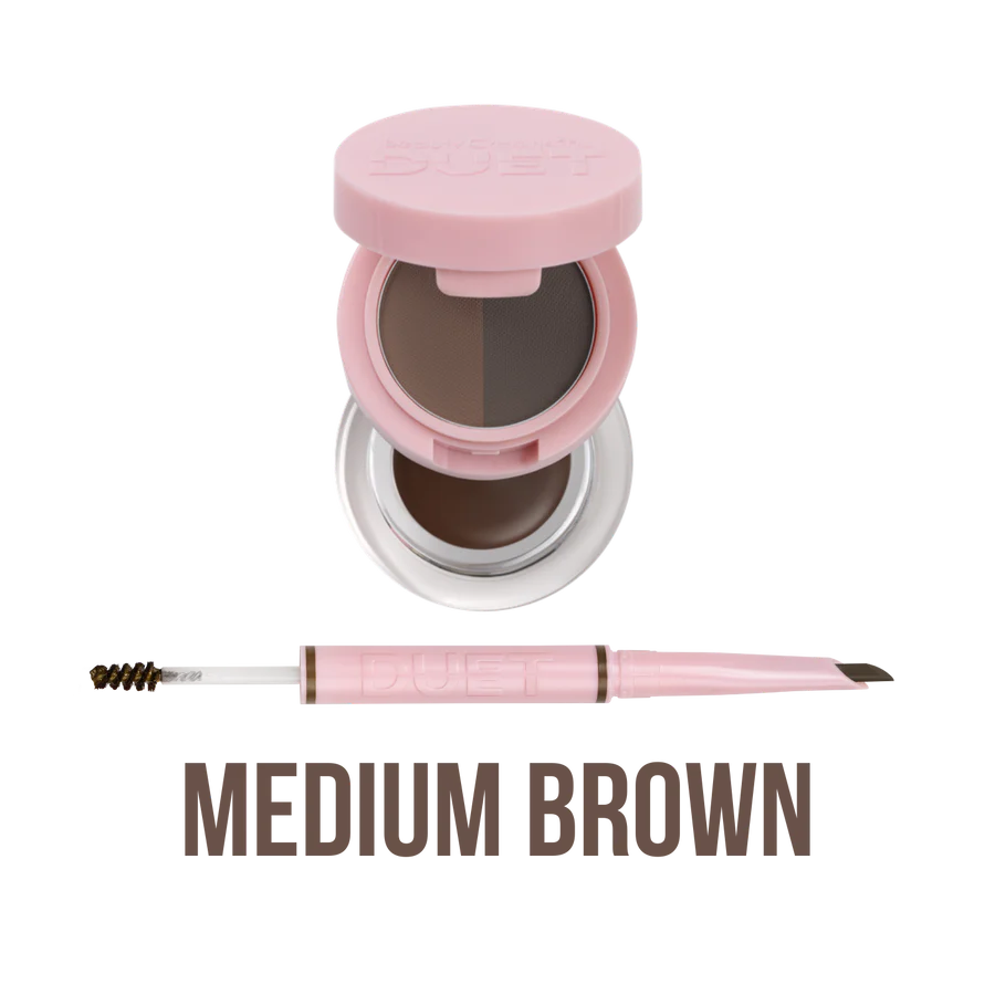 DUET - Bundle De Cejas Lápiz con Gel + Pomada con Sombra