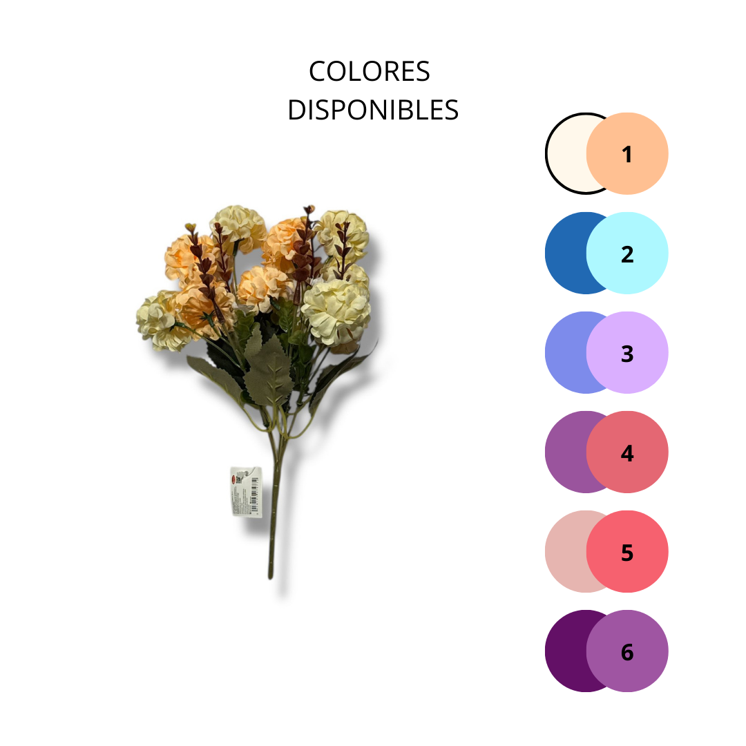 RAMO DE 10 FLORES GZ-7477