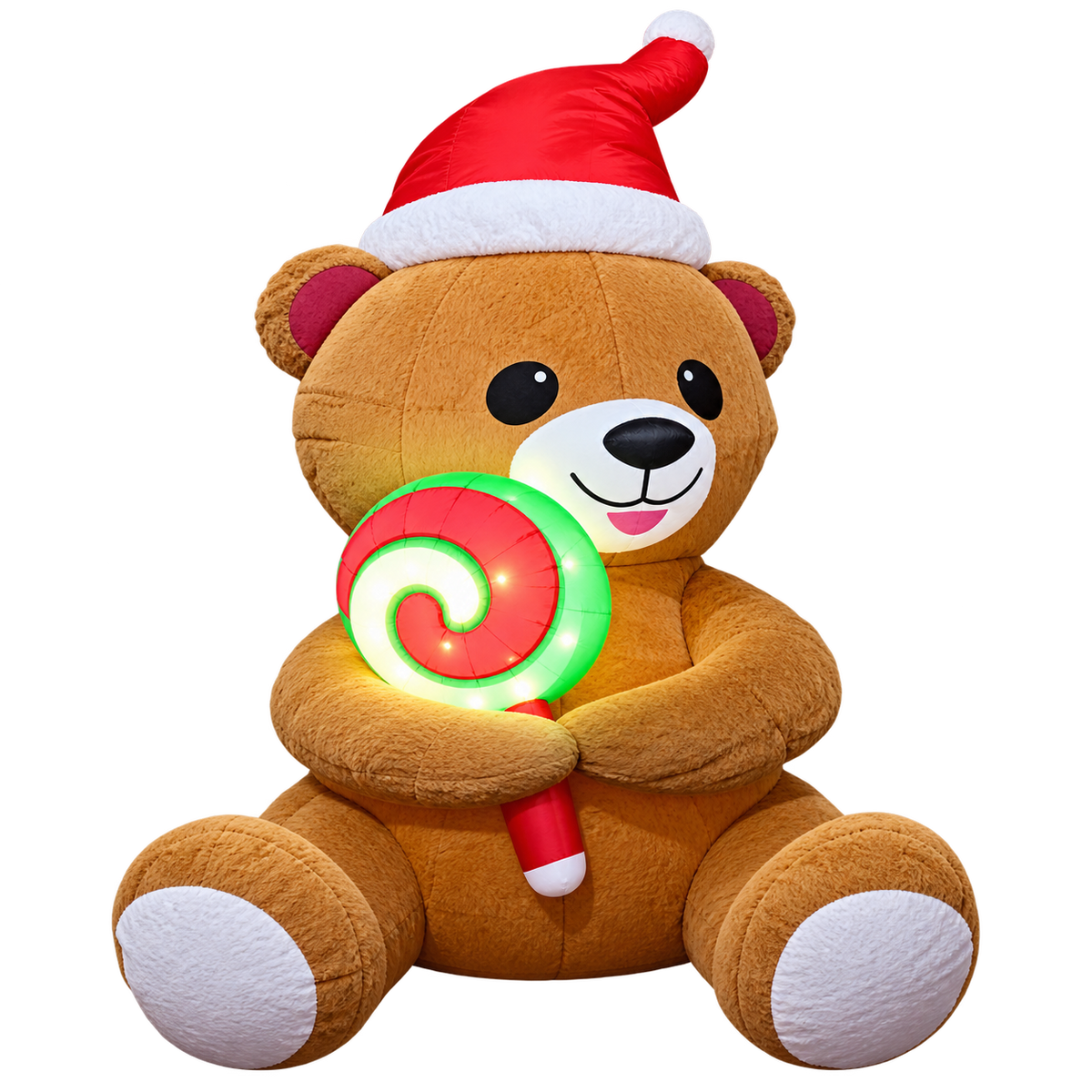 FIG DECO INFLABLE OSO CON CARAMELO 120CM JL96230