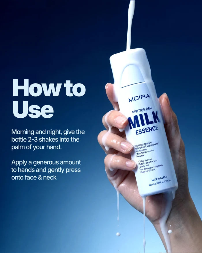 Esencia de leche con péptidos y rocío Moira