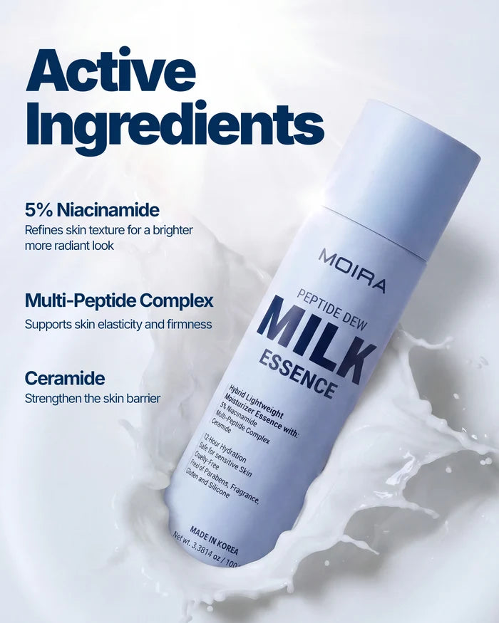 Esencia de leche con péptidos y rocío Moira