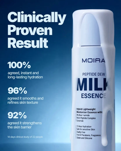 Esencia de leche con péptidos y rocío Moira