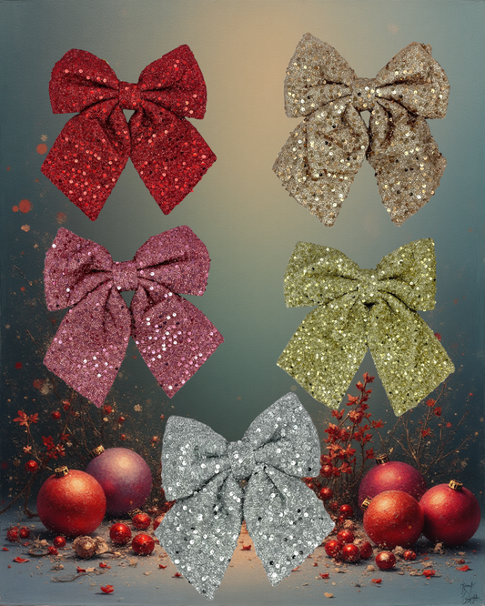 MOÑO NAVIDEÑO LENTEJUELA