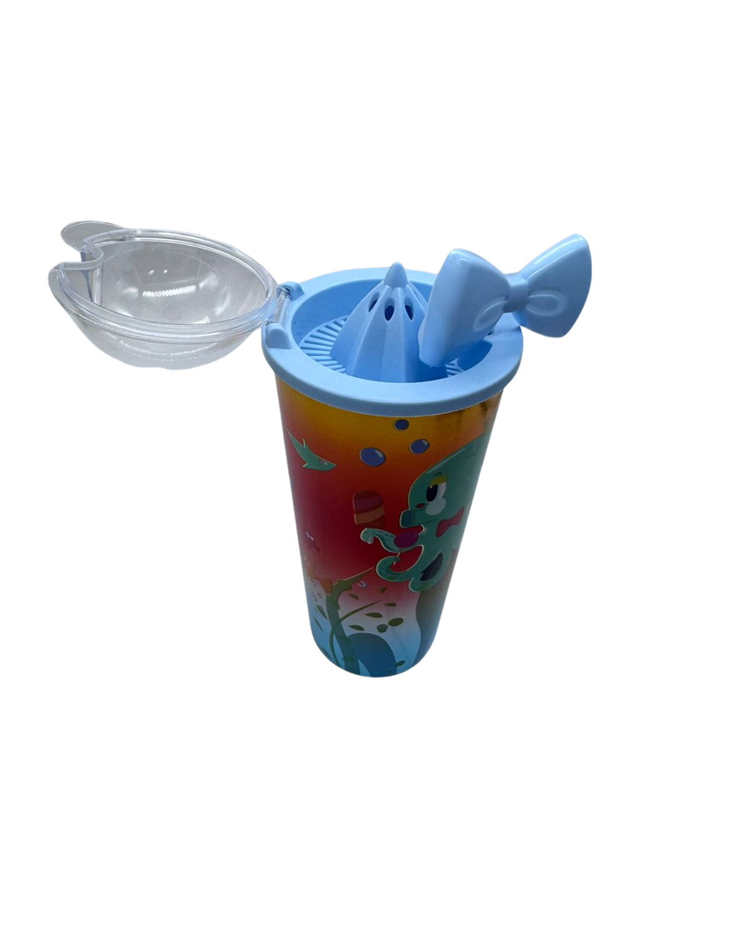 VASO METALIZADO C/T EXPRIMIDOR Y POPOTE GM674-3H-24