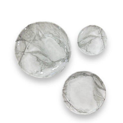 PLATO MELAMINA MARMOL GRIS GZ-5769/73