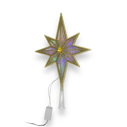 PUNTA ESTRELLA CON LUZ 22CM  JL3300