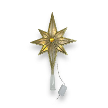 PUNTA ESTRELLA CON LUZ 22CM  JL3300