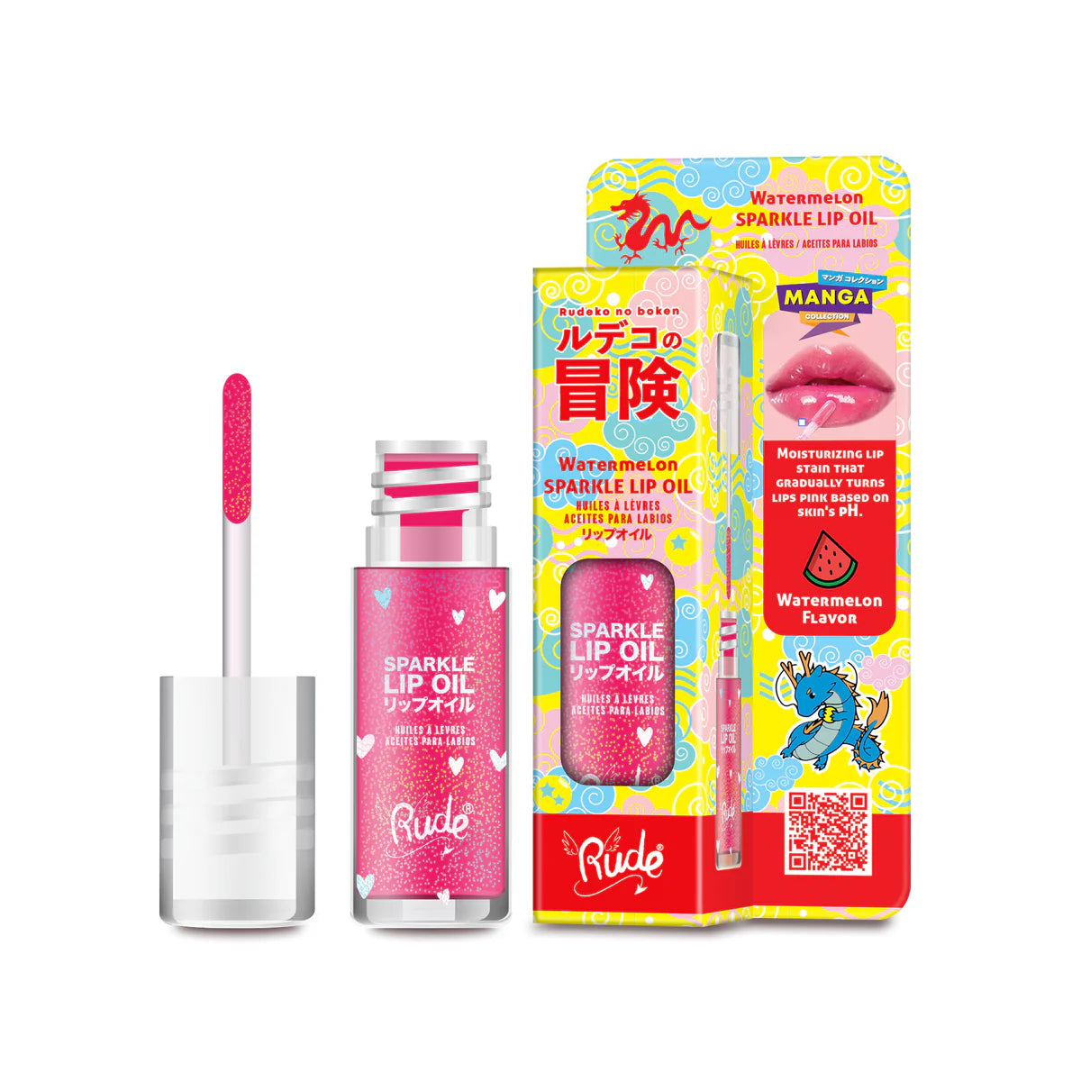 Aceite labial brillante de la colección Manga