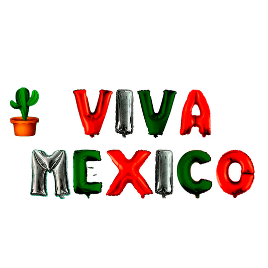 LETRERO VIVA MEXICO METALICO V1205