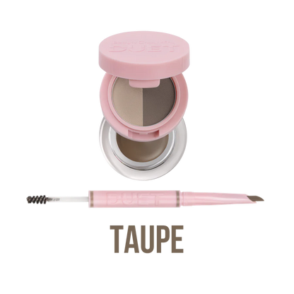 DUET - Bundle De Cejas Lápiz con Gel + Pomada con Sombra