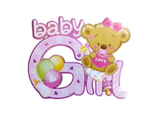 ADORNO BABY SHOWER GIRL GM394-7G-15