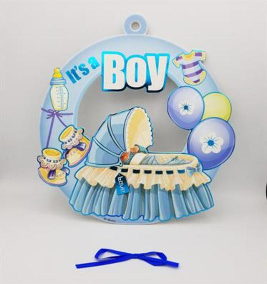 DECORACIÓN PARA BABY SHOWER BOY GM394-7G-16