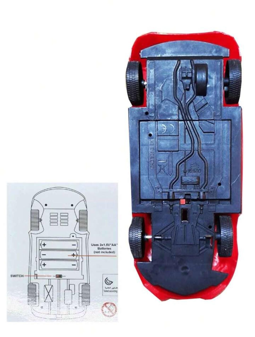 AUTO DEPORTIVO, CONTROL REMOTO