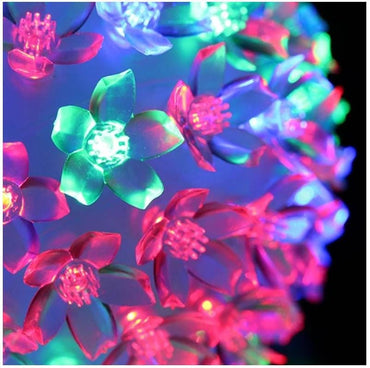 300L ESFERA CON LUCES EN FORMA DE FLORES