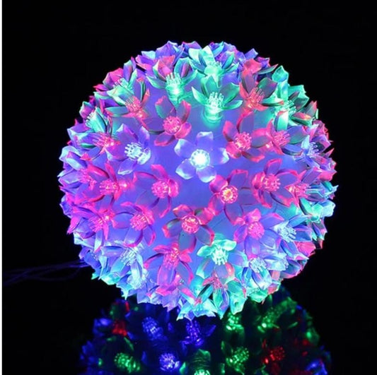 300L ESFERA CON LUCES EN FORMA DE FLORES