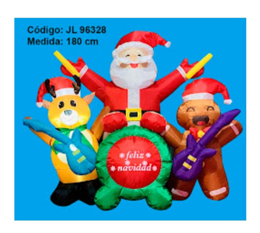 FIG DECO INFLABLE COMBINACION DE MUSICA 180CM JL96328