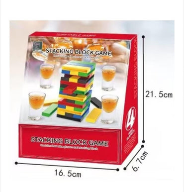 JUEGO JENGA DEL BEBER C/SHOT DE VIDRIO GM1053-4D-197