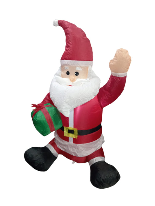 INFLABLE SANTA CLAUS CON REGALO 120CM GZ-9010