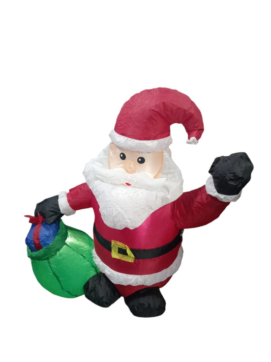 INFLABLE SANTA CLAUS CON REGALO 120CM GZ-9009