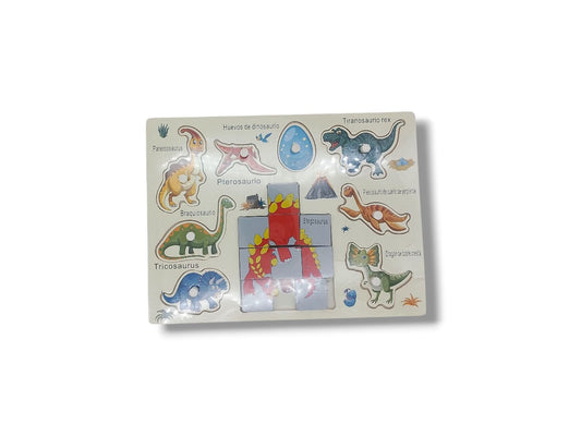 TABLERO DE ENCAJE Y ROMPECABEZAS FRUTAS-ANIMALES GM1326-1E-7