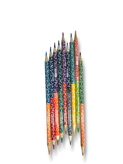 LAPICES DE COLORES STROKERS DOBLE PUNTA 24x2 PZAS ZIN-0156
