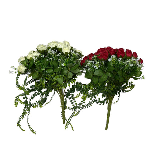 RAMO 30 ROSAS CON FOLLAJE GZ-10381