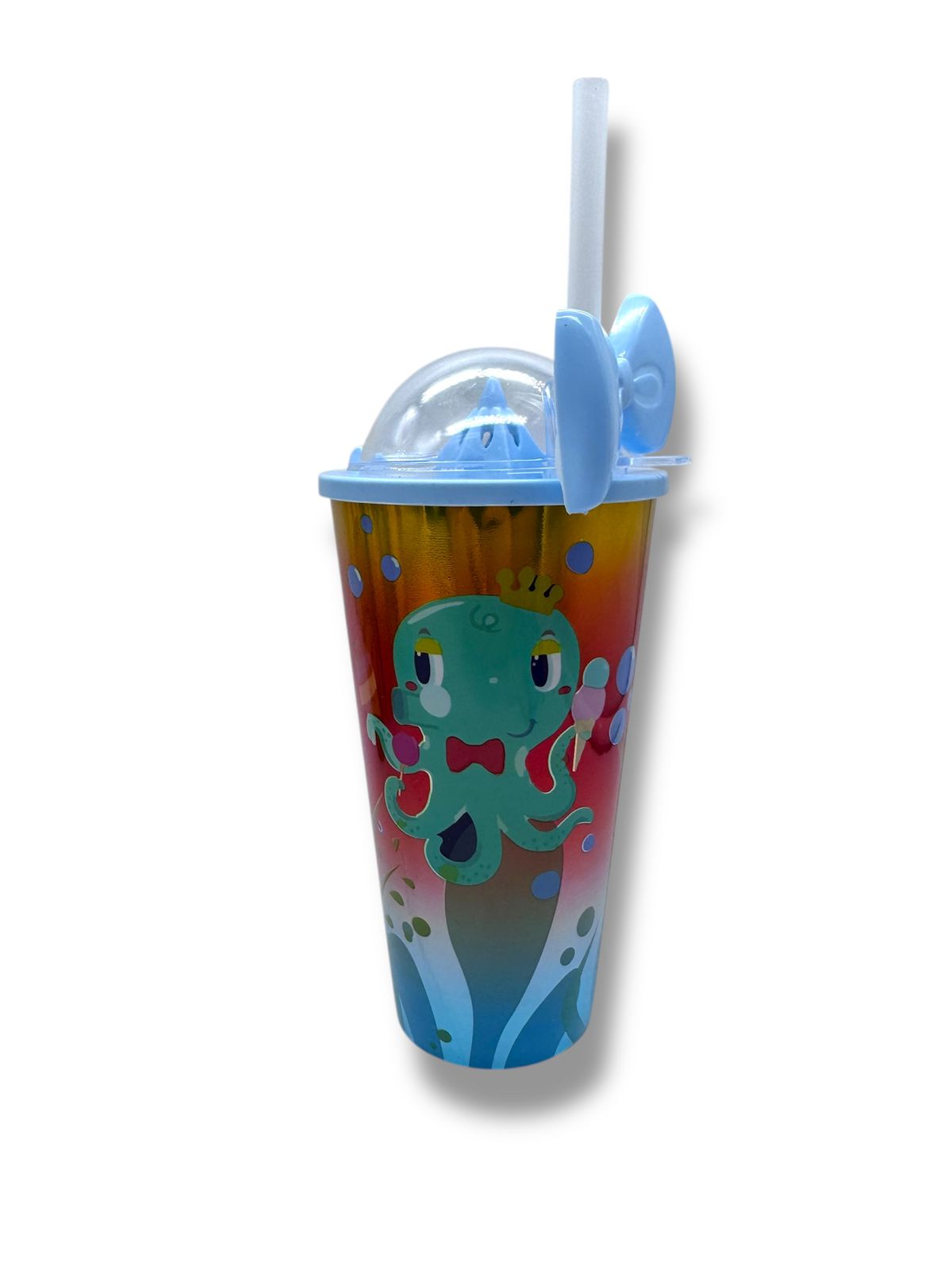 VASO METALIZADO C/T EXPRIMIDOR Y POPOTE GM674-3H-24