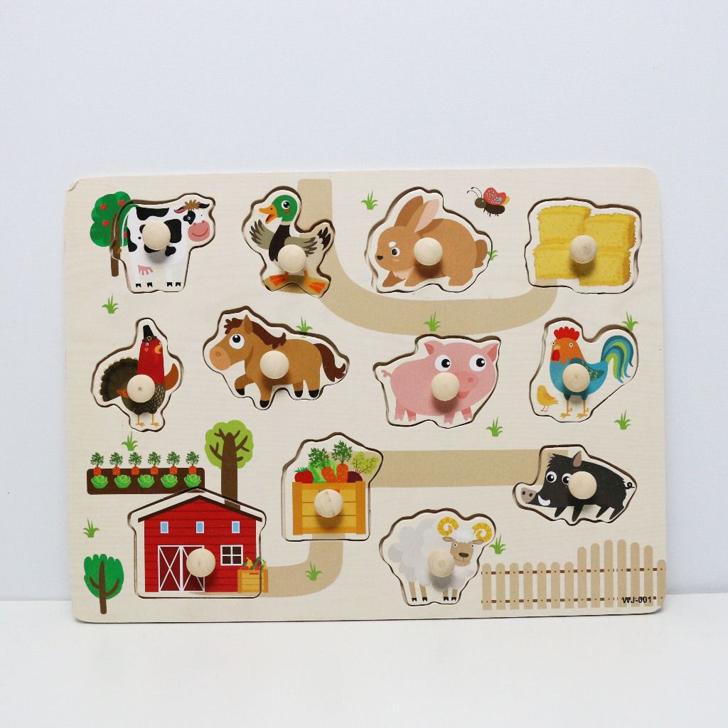 ROMPECABEZA DE ENCAJE FRUTAS-ANIMALES GM1326-1E-20