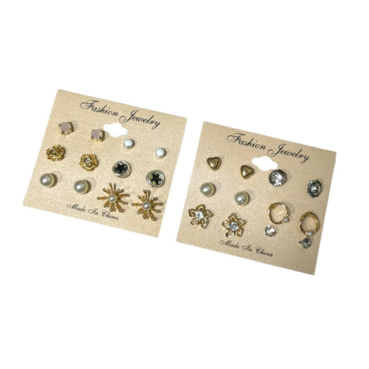 ARETES 6 PARES GM789-3B-5