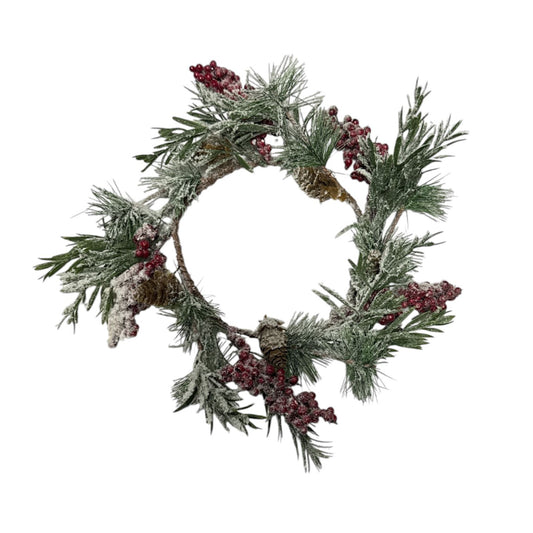 CORONA NAVIDEÑA DECORADA GM1162-5A-27