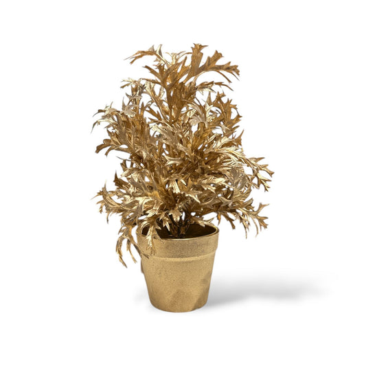 MACETA MINI NAVIDEÑA C/FOLLAJE GM1162-5A-21