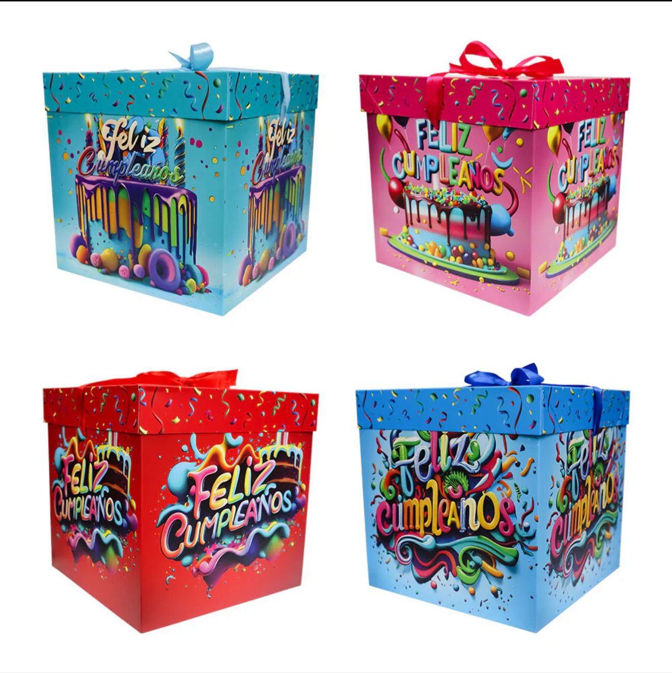 CAJA REGALO FELIZ CUMPLEAÑOS