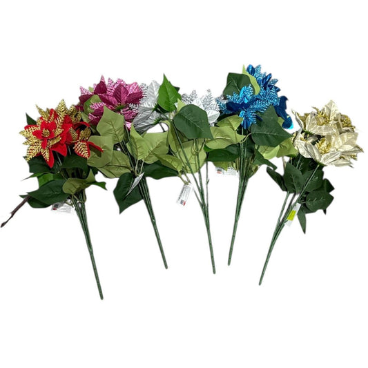 RAMO DE 5 NOCHEBUENAS GM561-1H-22