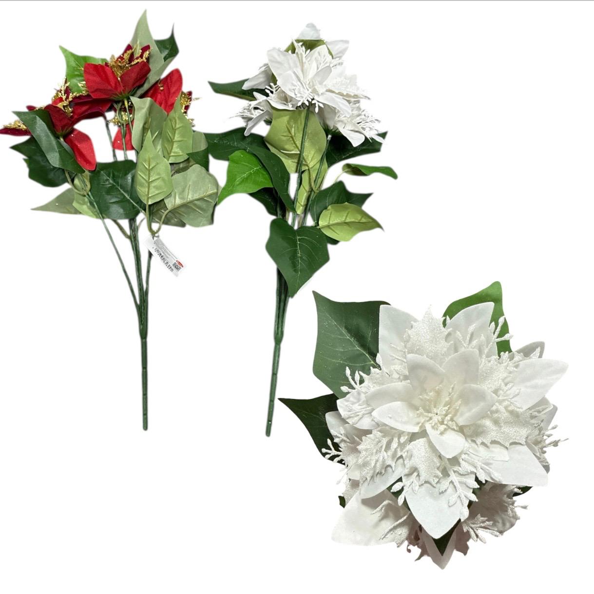 RAMO DE 5 NOCHEBUENAS GM561-1H-24