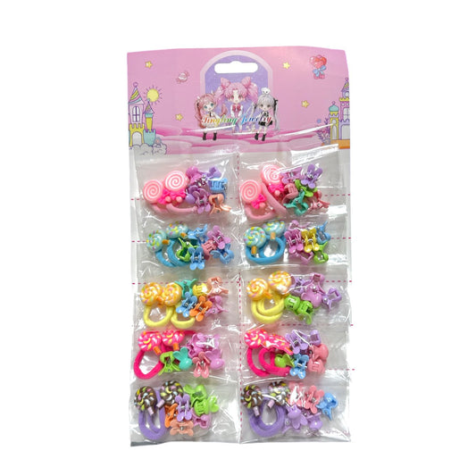 DECENA DE ACCESORIOS PARA EL CABELLO GM110-3B-28