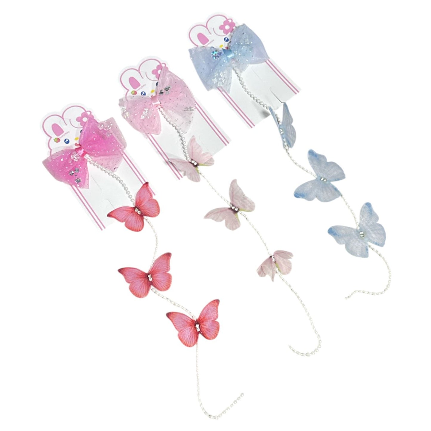 PASADOR MOÑO MARIPOSAS 1 PZA GM110-3B-8 MOD.2