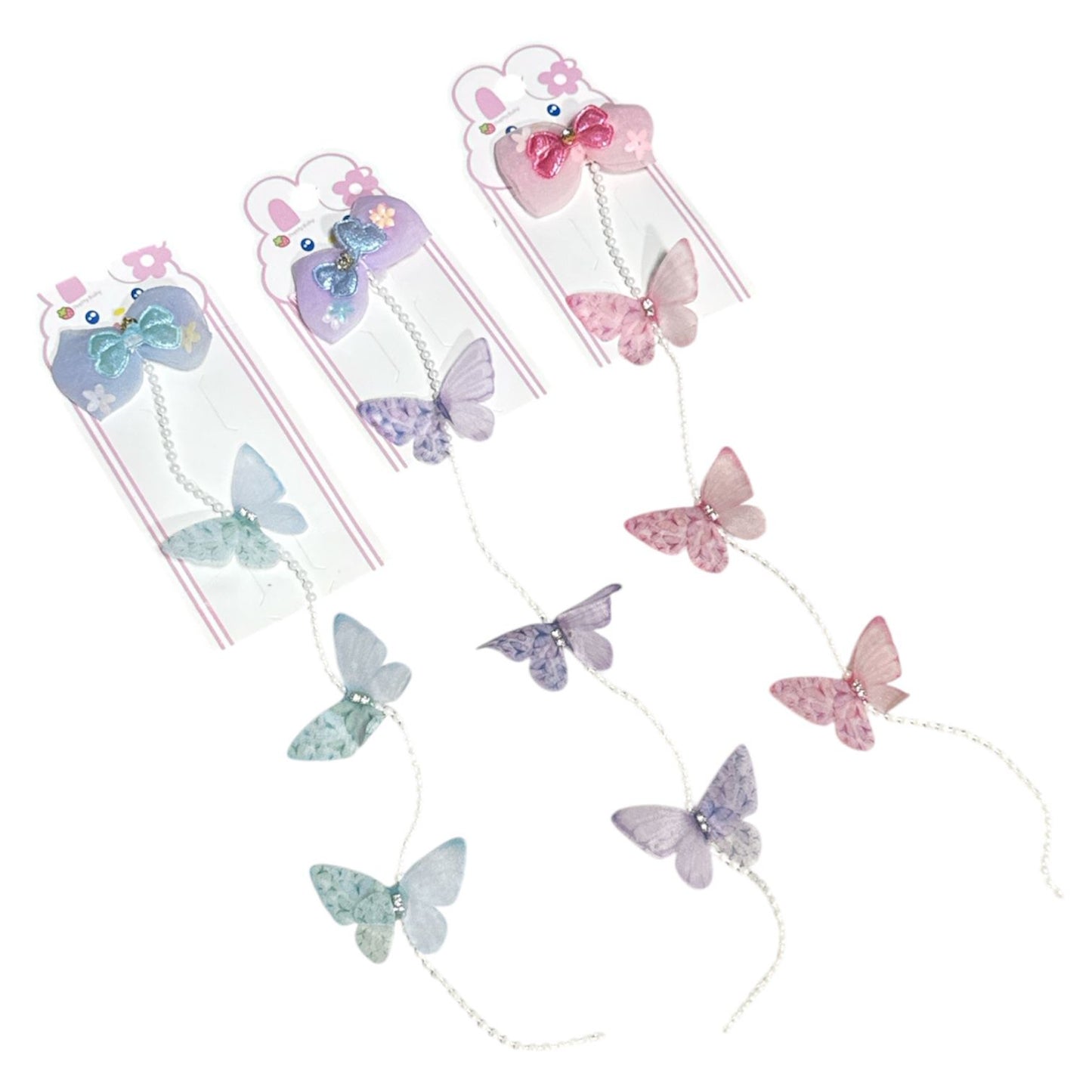 PASADOR MOÑO MARIPOSAS 1 PZA GM110-3B-8 MOD.3