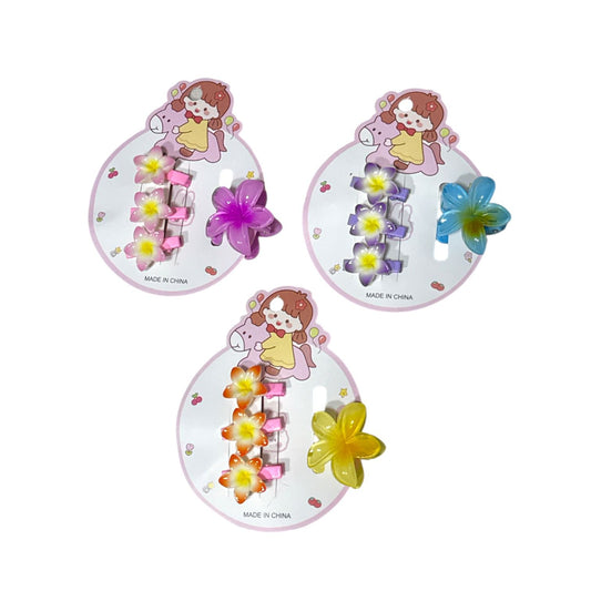 PASADORES Y MINI PINZA P/CABELLO 4 PZAS GM110-3B-2 MOD.2