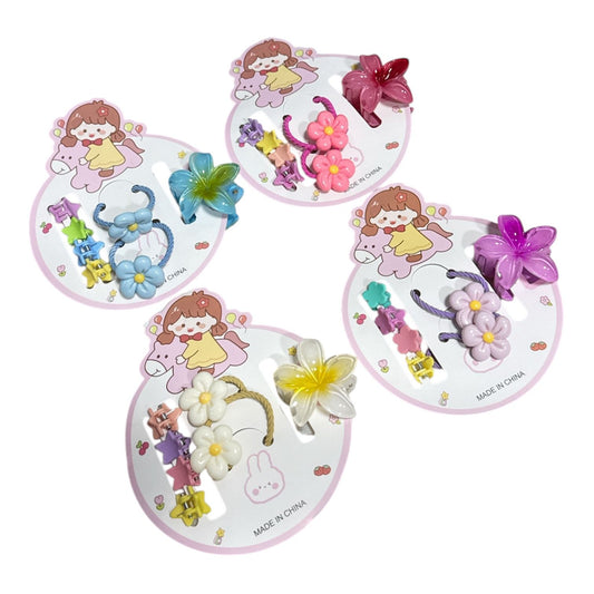 PASADORES/MINI PINZA Y COLETA P/CABELLO 7 PZAS GM110-3B-3