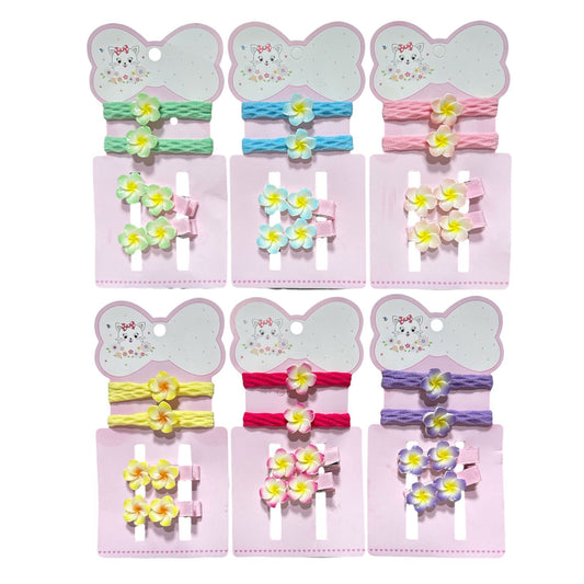 PASADOR Y COLETA PARA CABELLO 4 PZAS GM110-3B-7